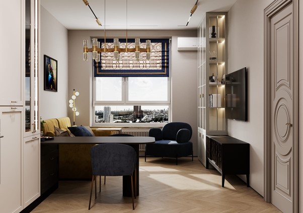 Современный ремонт в квартире в Москве