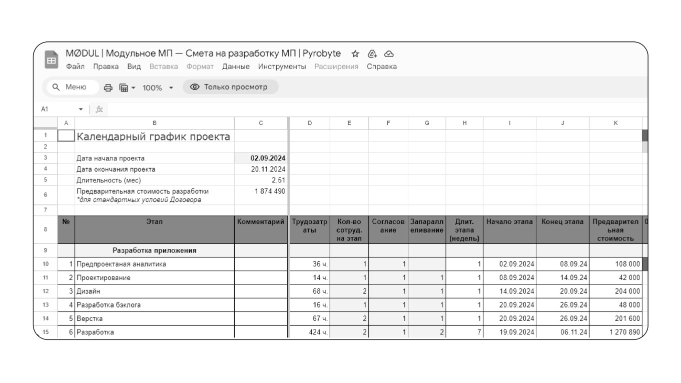 Как разработка мобильных приложений на модулях снижает затраты на 50%