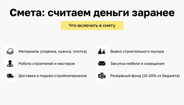 Состав сметы