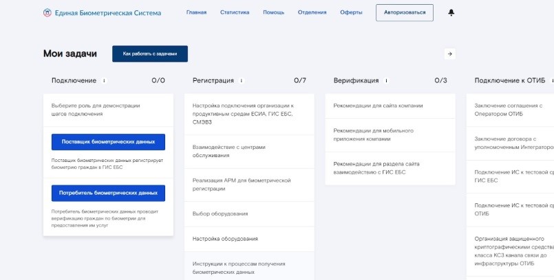 Как подключиться к Единой биометрической системе