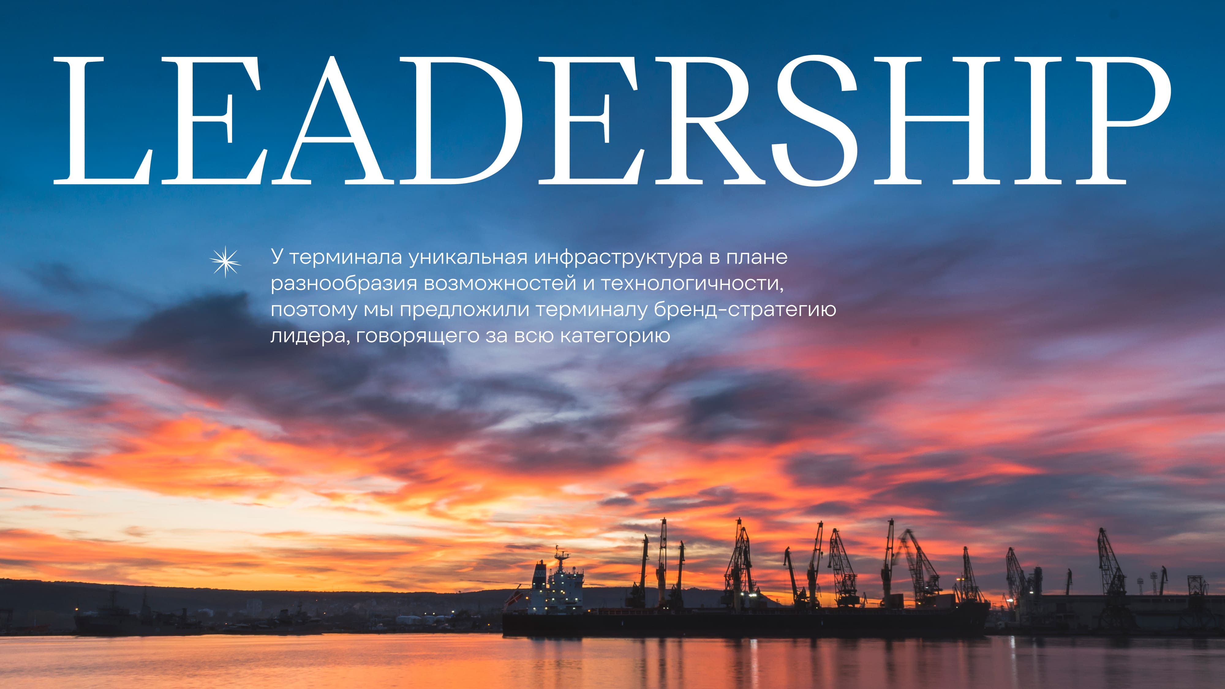 Разработка бренда морского терминала Port Favor
