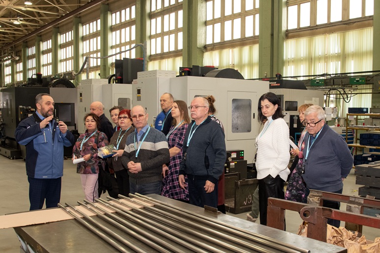 Делегация Союза журналистов Подмосковья на заводе Элемаш РОСАТОМ