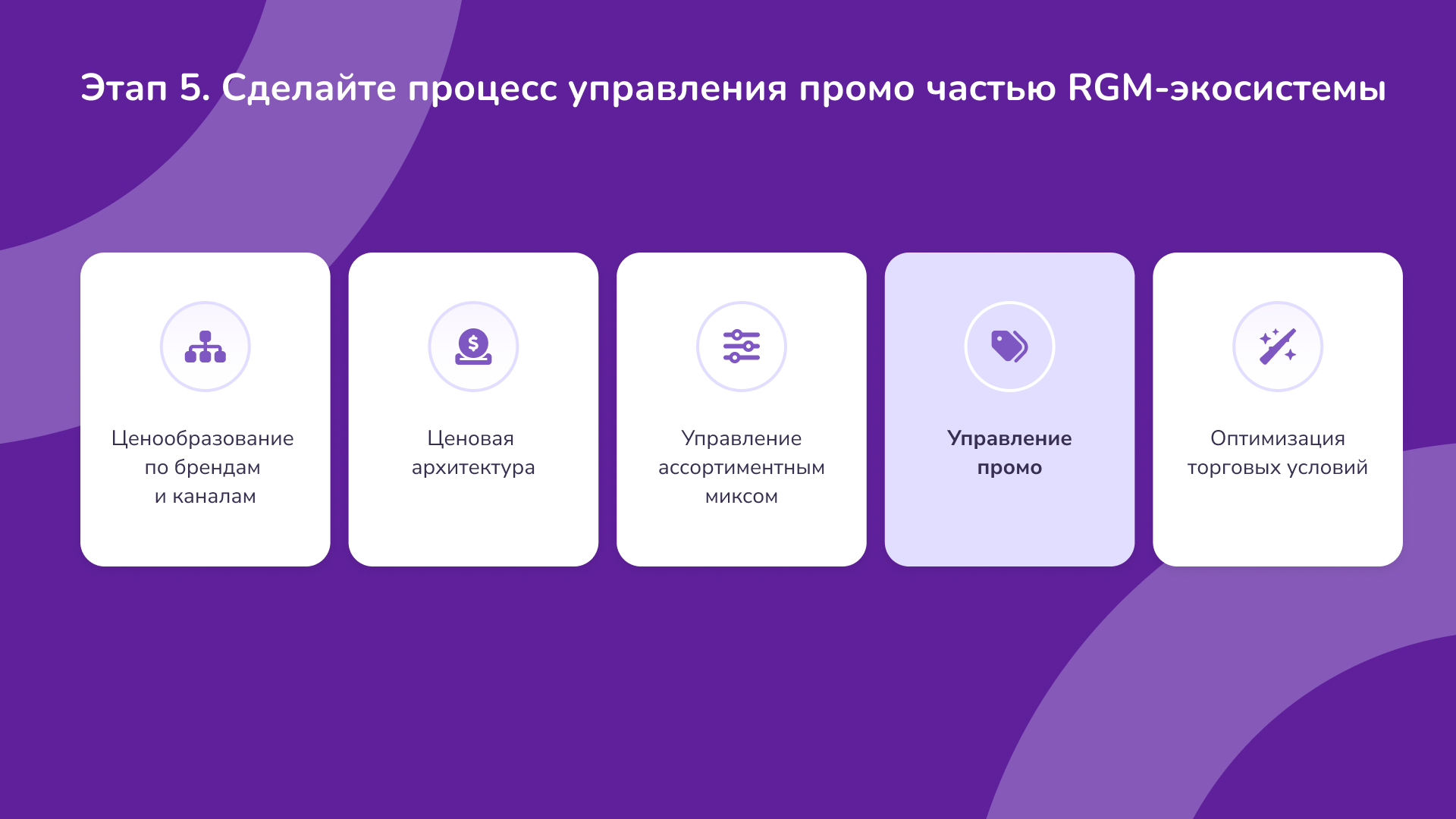 5 шагов к успеху: трансформация управления промо в рамках RGM-подхода