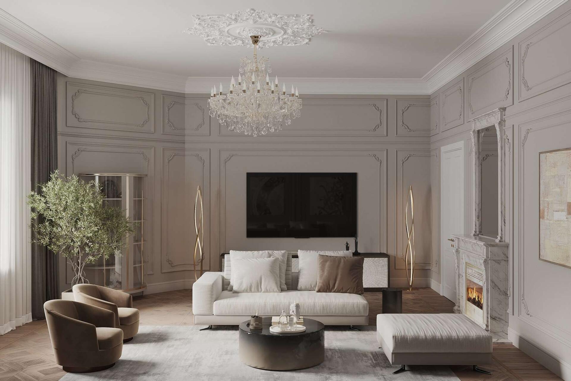 Современная классика в интерьере 2025: особенности стиля и советы