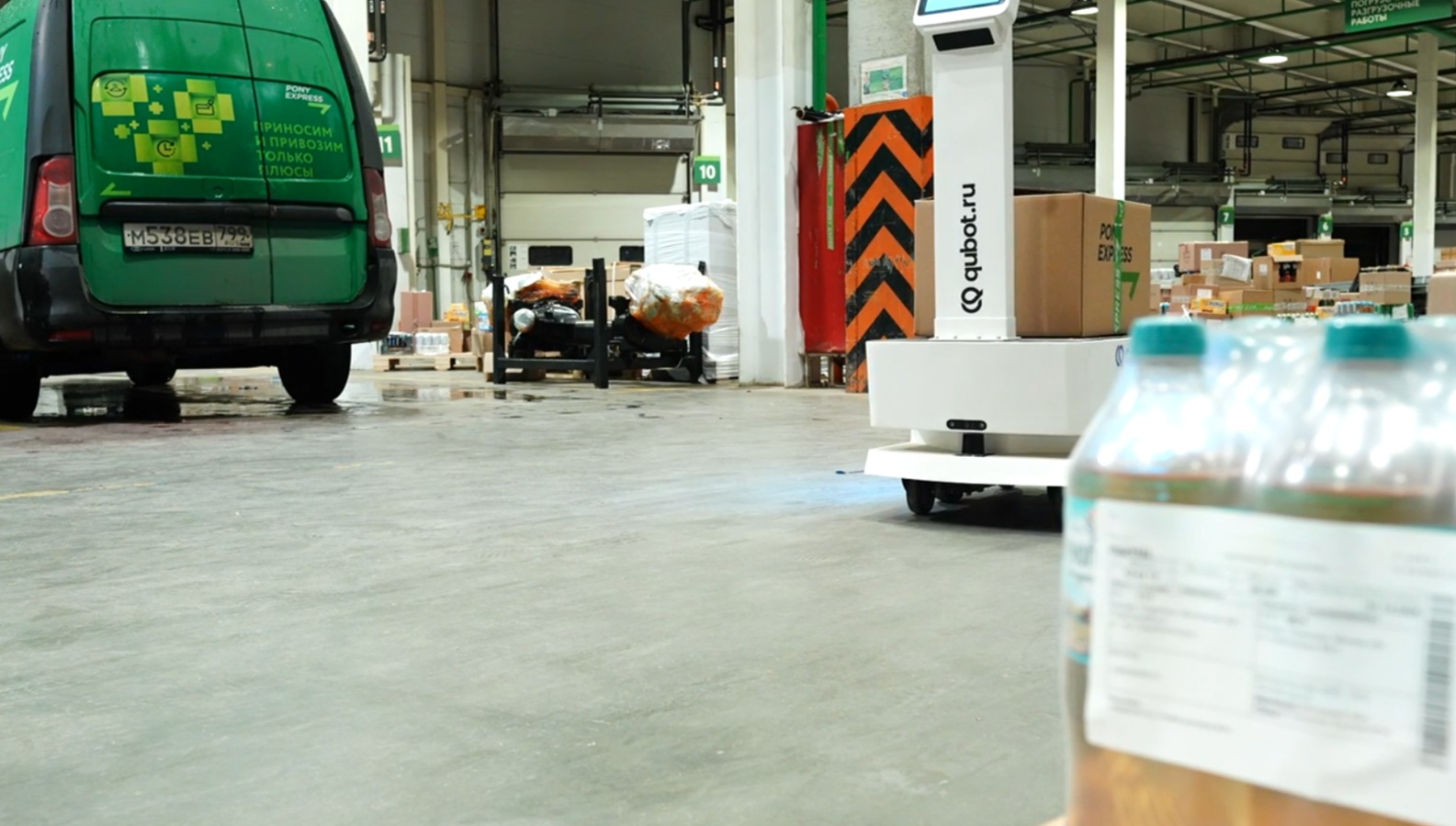 Автоматизация внутренней логистики с помощью AMR-роботов