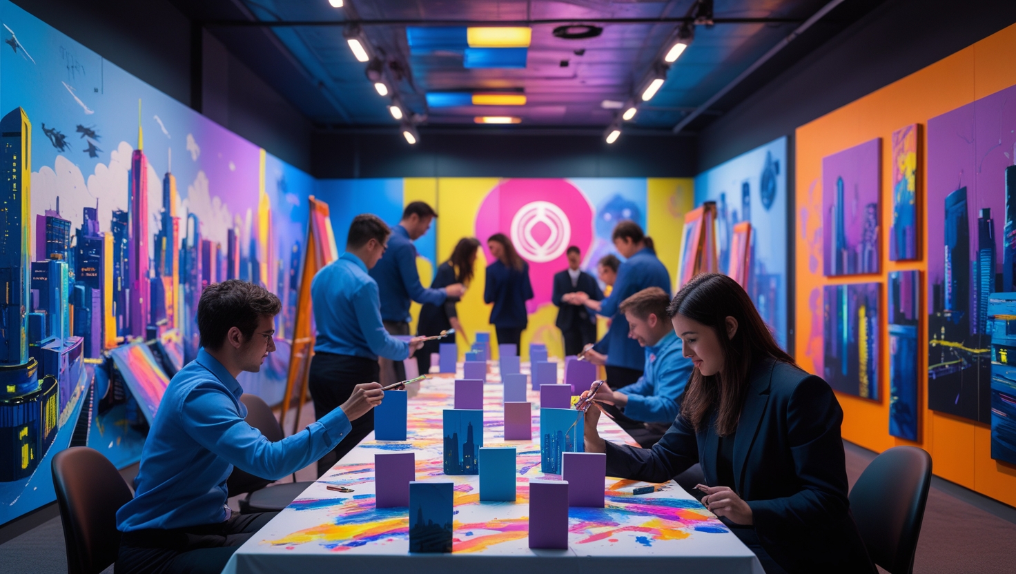 Идеи для проецирования корпоративных ценностей в офисе и не только