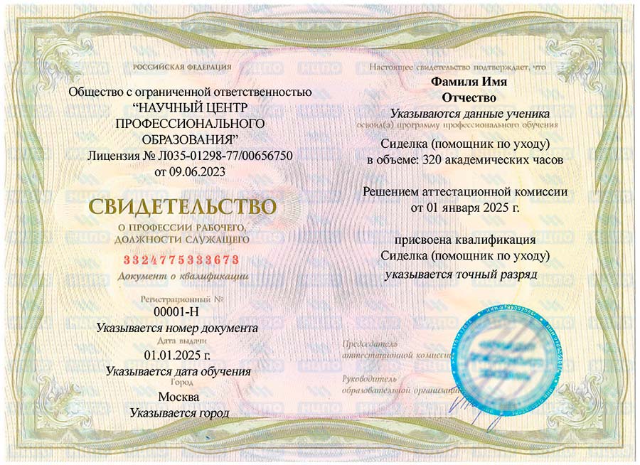 Обучение помощника по уходу: пройти курсы сиделок дистанционно