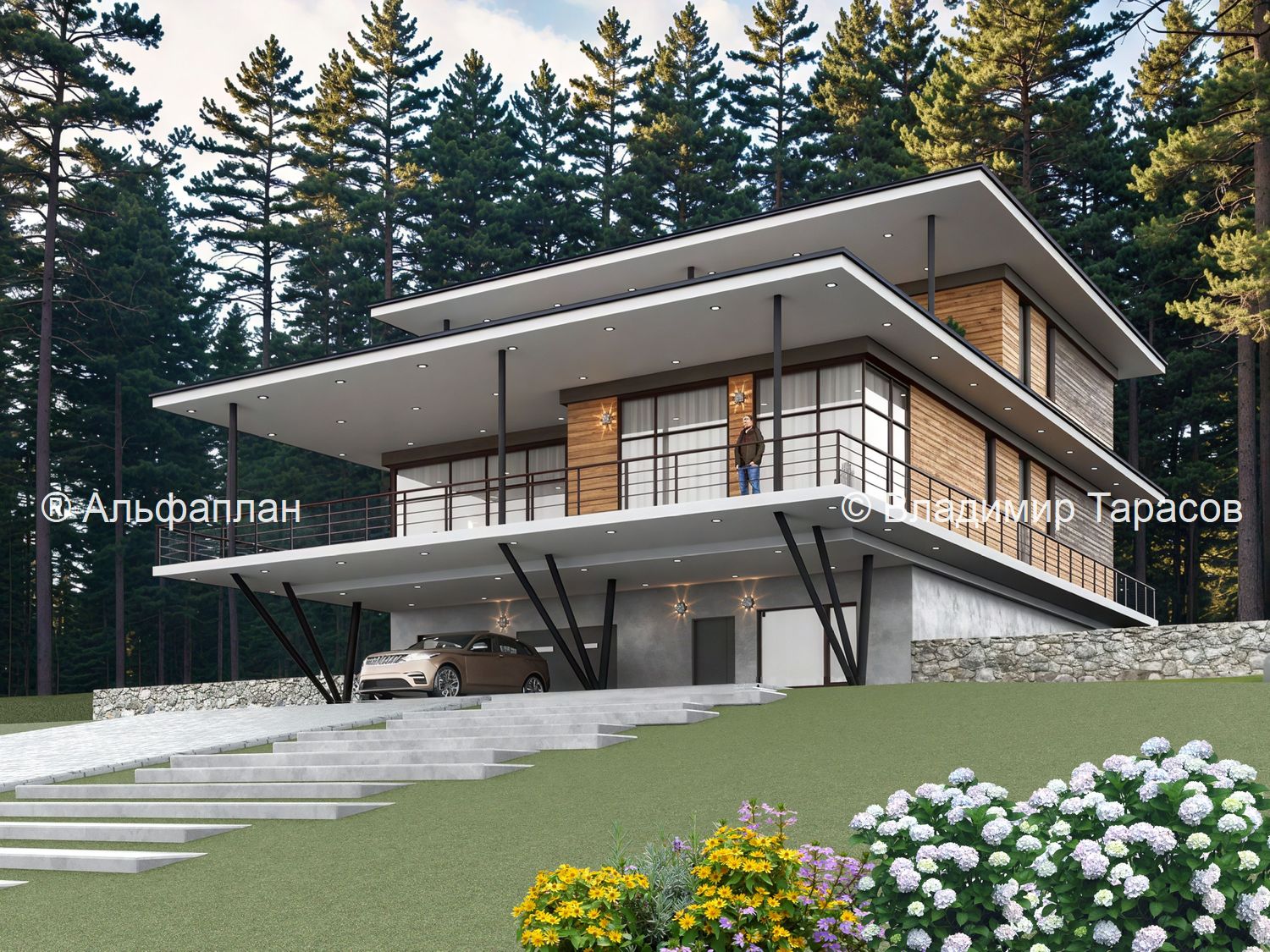 Как построить дом на рельефе: три решения от «Альфаплан»