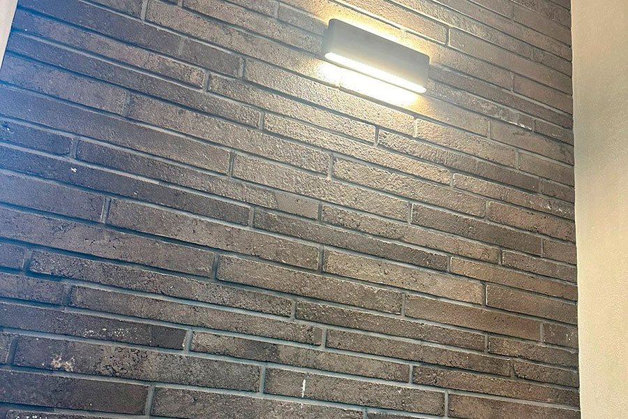 Панно из ригельной плитки