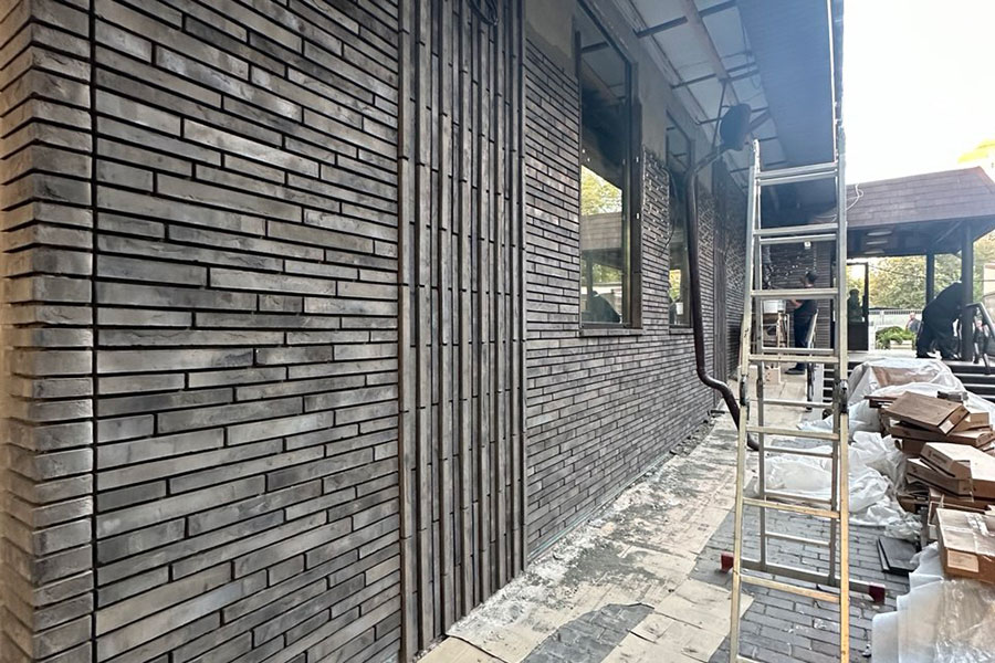 Использование микс и 3d форматов для облицовки фасада