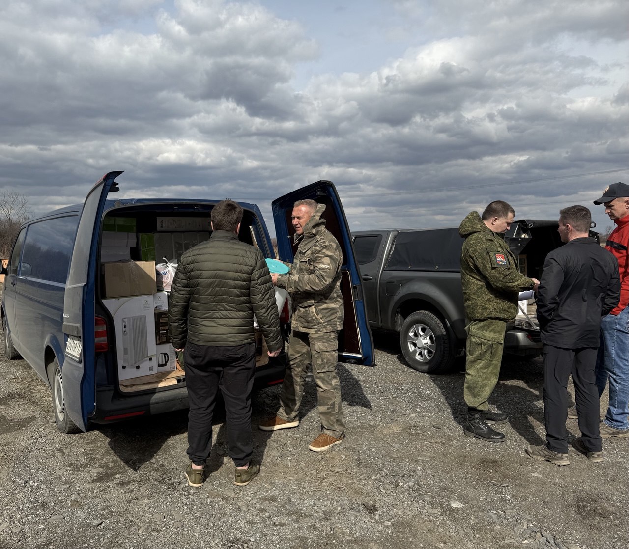Андрей Пожаров поддержал съемки фильма молодых кинематографистов в ДНР