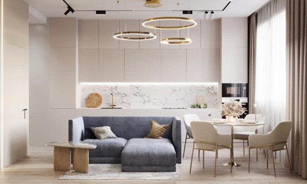 Капитальный ремонт новостройки в светлых тонах