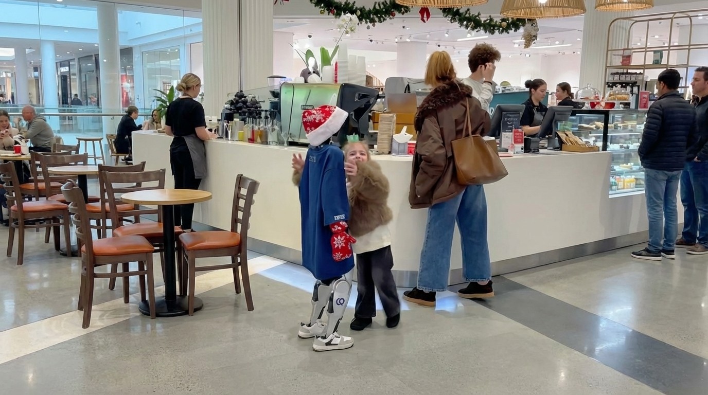 Qubot и «МЕГА Химки» провели выходные с гуманоидом