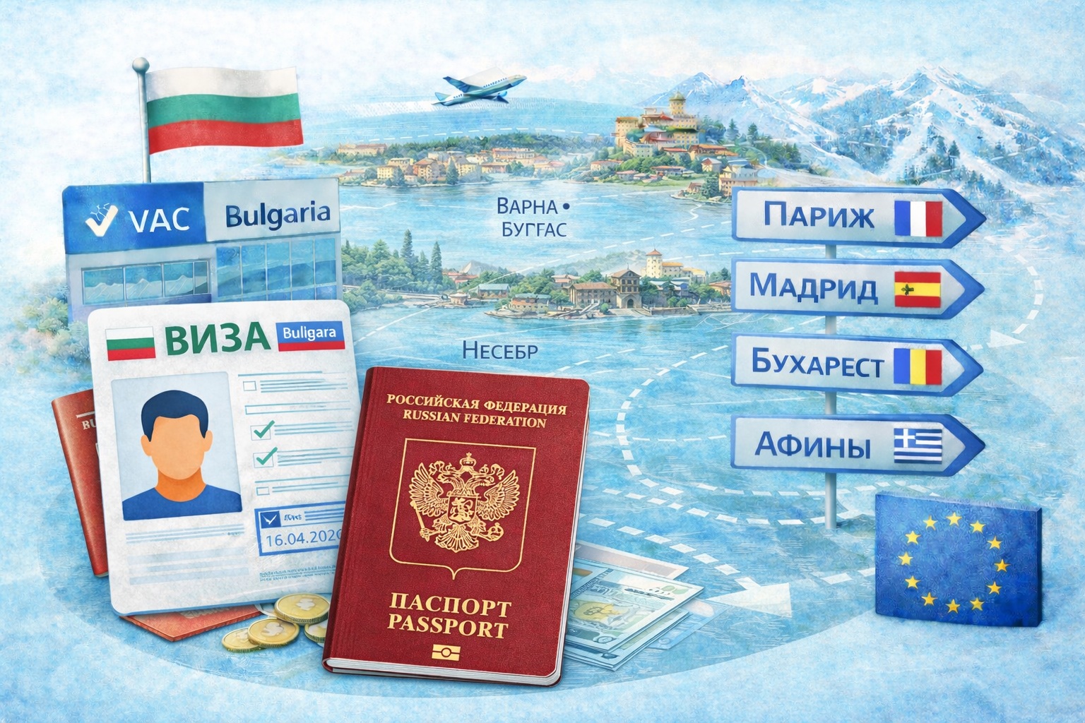 Как получить визу в Болгарию для россиян в 2026 году: подробный гид