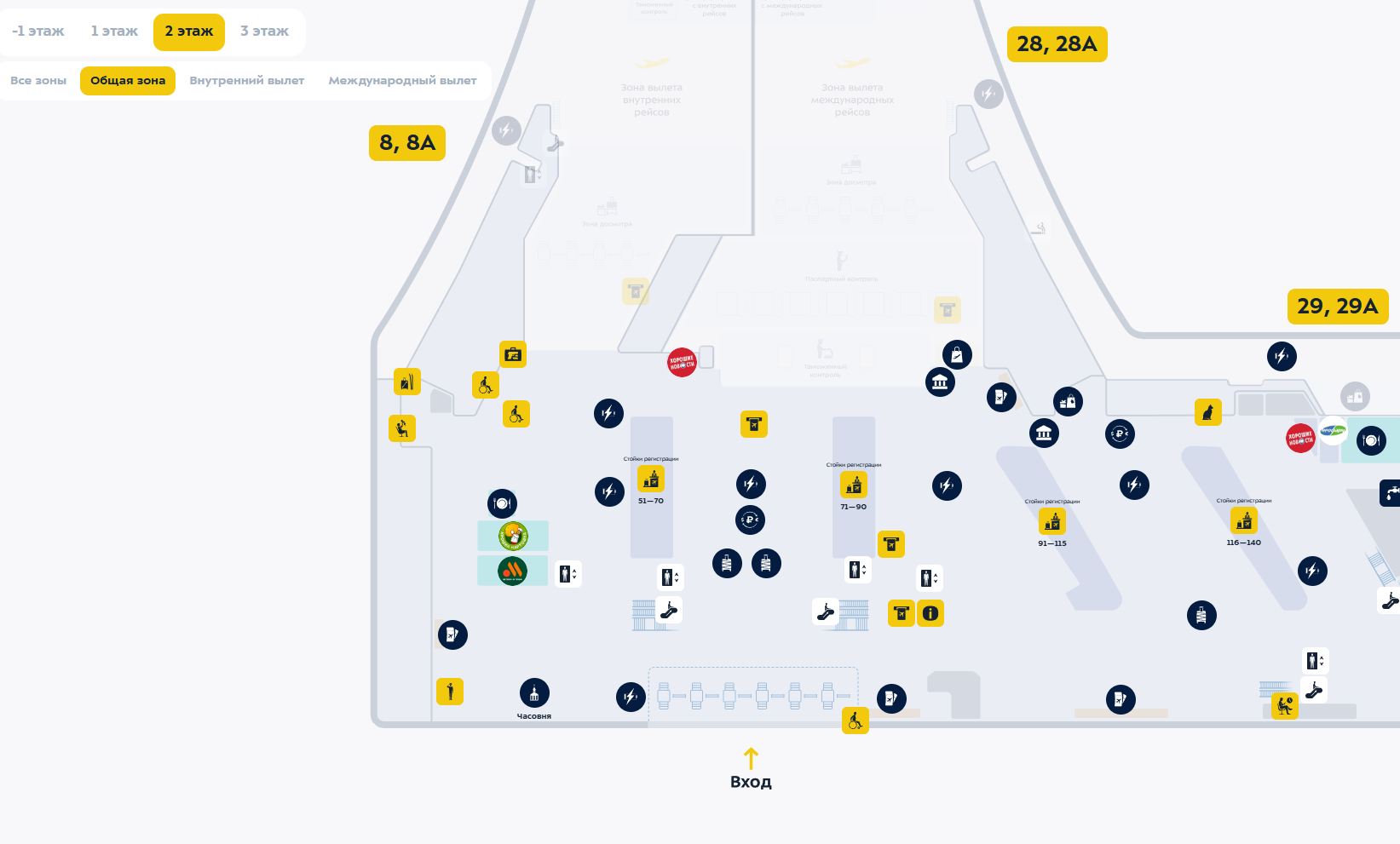 Интерактивная карта помещения — пример разработки