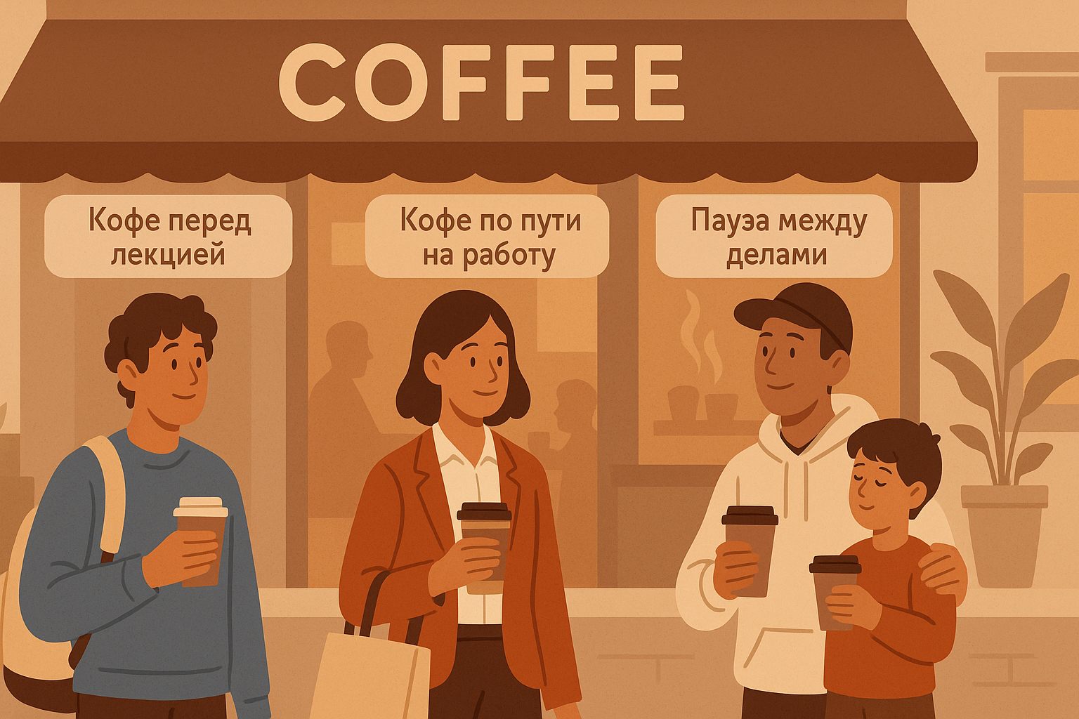 Какую долю доходов люди готовы тратить на кофе