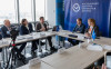 На фото : конференция на тему «Привлечение инвестиций с помощью IPO, ЦФА и облигационных займов»