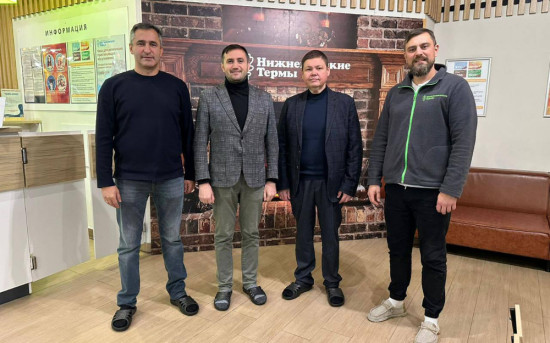 Представители РЖД нанесли деловой визит Нижнекамским термам