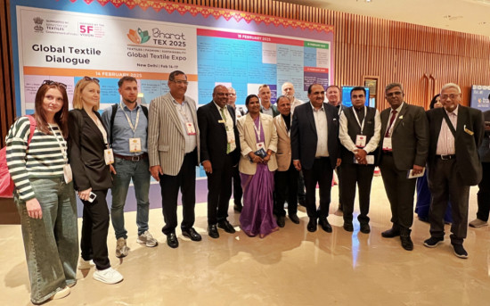 Делегация на выставке Bharat Tex 2025