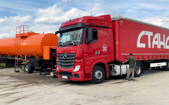 Прицеп-топливозаправщик в логистической компании