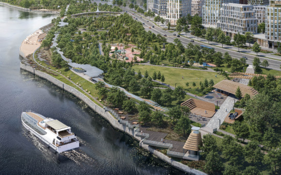 Asterus разобьет Прибрежный парк на север-западе Москвы