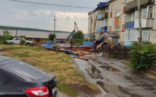 Последствия сильного ветра в Пензенской области