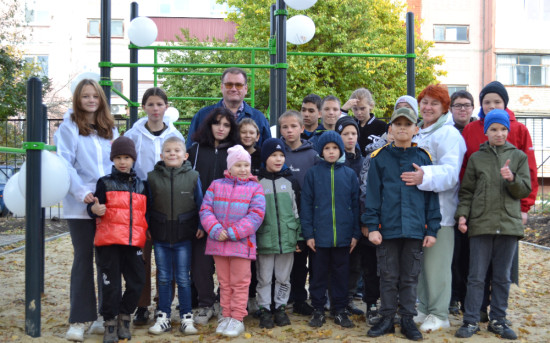 При помощи ЕДИНОГО ЦУПИС в Белгородской области открыли детскую площадку