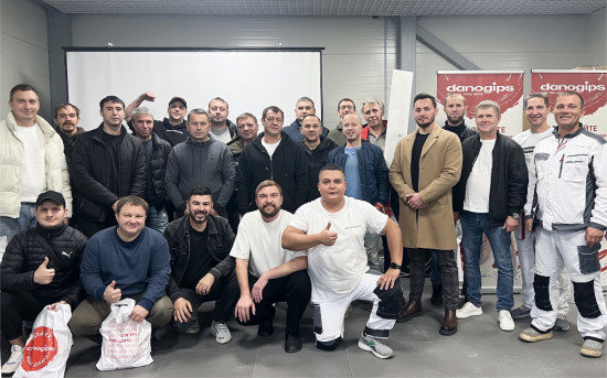 LOYMINA Group провела совместный мастер-класс с партнерами из Danogips