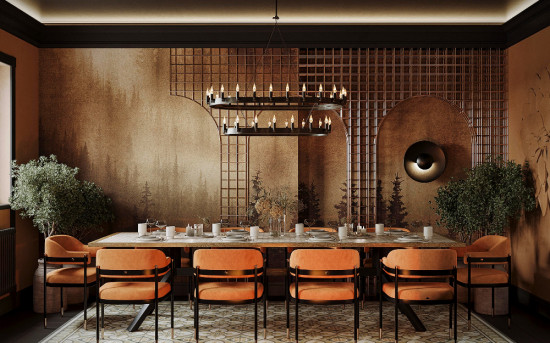 Дизайн кафе и ресторанов: стили, интерьер, тренды 2025