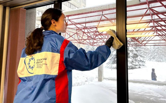 Студенты Пироговского Университета поучаствовали в акции «Снежный десант»