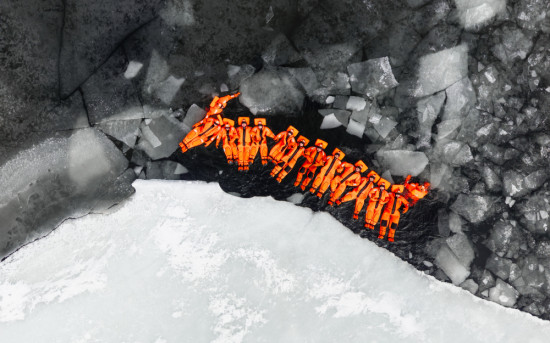 Айс-флоатинг в Кандалакше