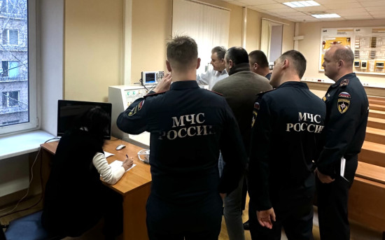 Передача Академии МЧС РФ лабораторного стенда УЗДП