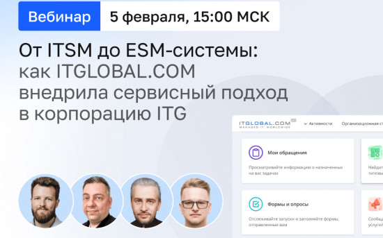 Как ITGLOBAL.COM внедрила сервисный подход в корпорацию ITG