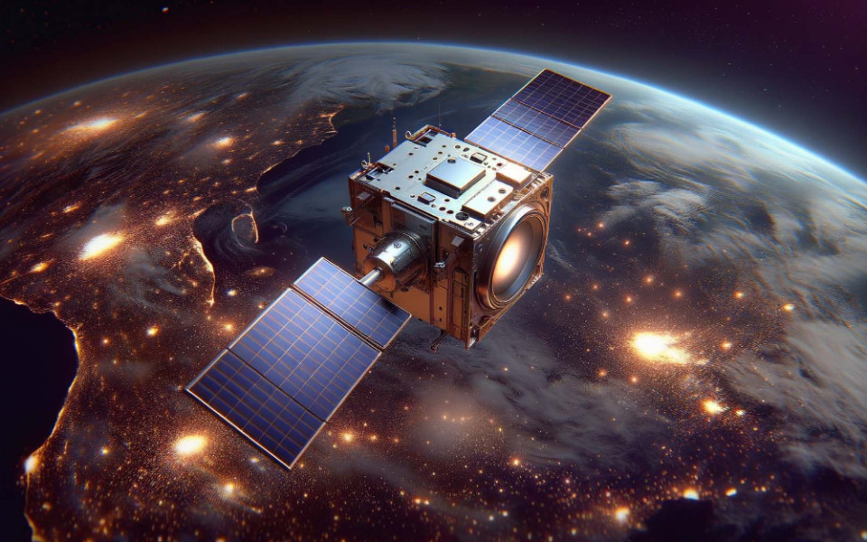 Спутник RUVDSSat1 в космосе