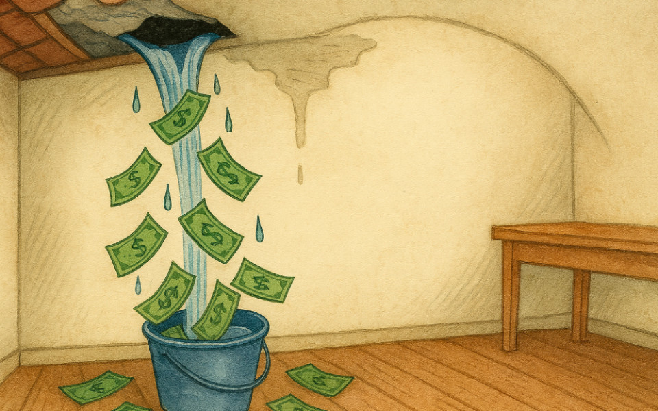 Как протечка кровли приводит к миллионным убыткам