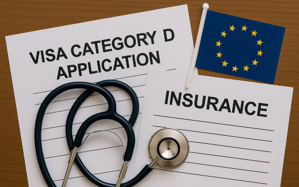 Страховка для визы Д