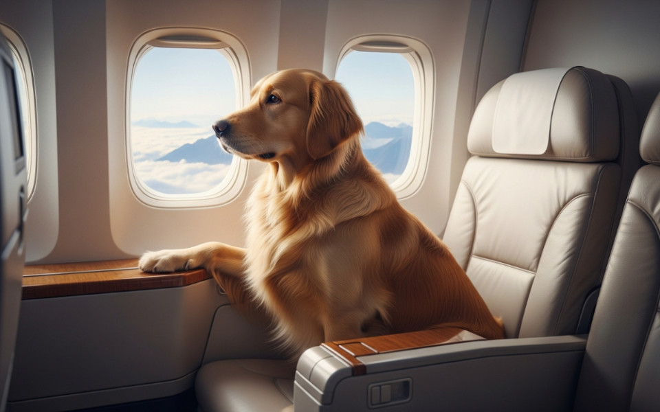 Животные всё чаще летают самолётом, показала статистика авиакомпаний