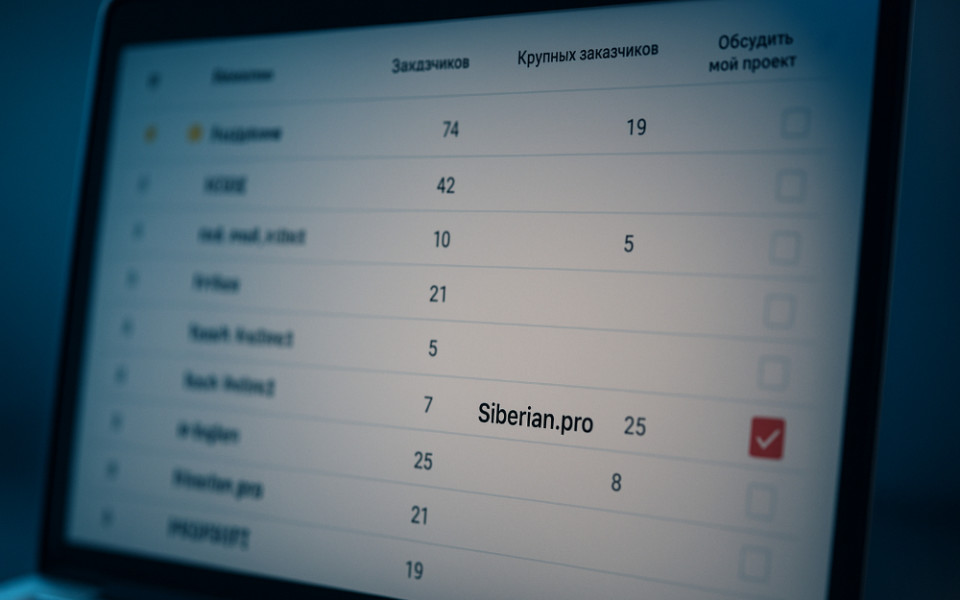 Компания Siberian.pro в топ-10 Рейтинга Рунета среди мобильных разработчиков России