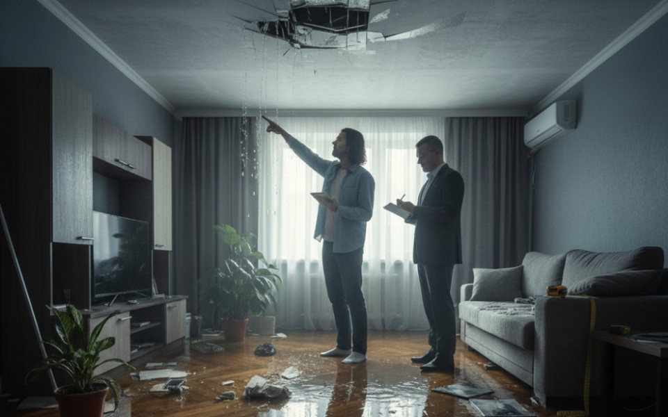 Как взыскать моральный и материальный ущерб после залива квартиры