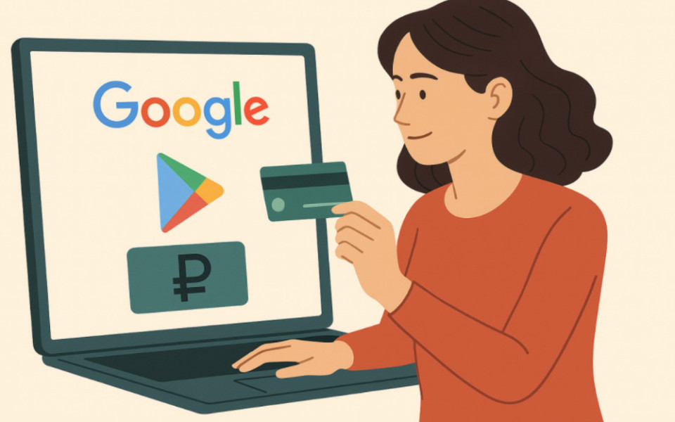 Как оплатить Google и Google Play в России в 2025 году