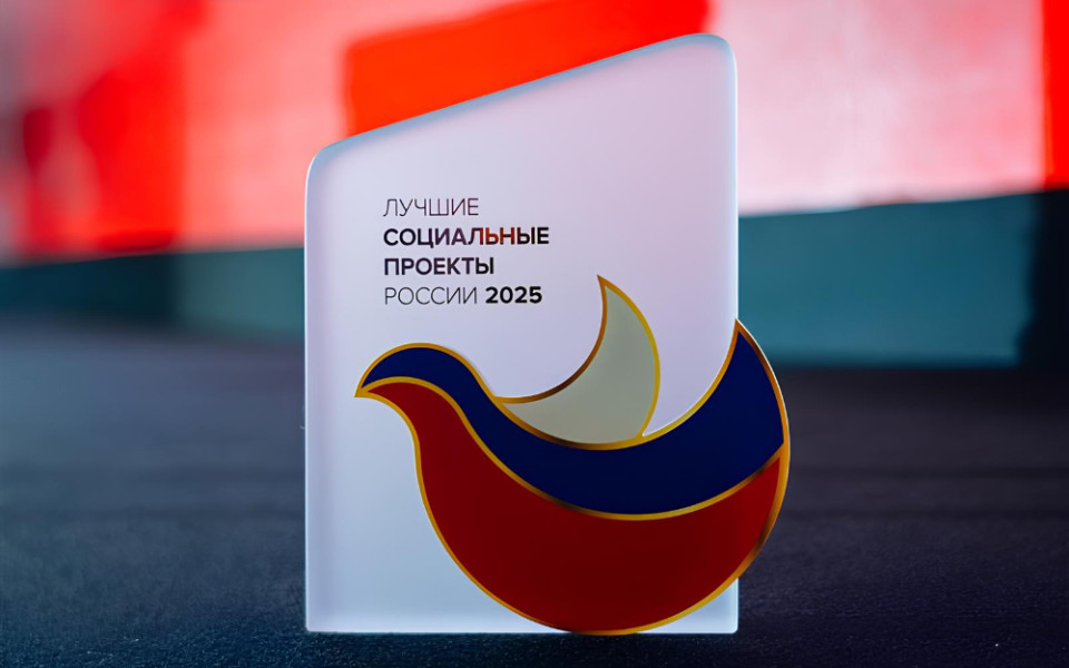 Награда премии "Лучшие социальные проекты России 2025"