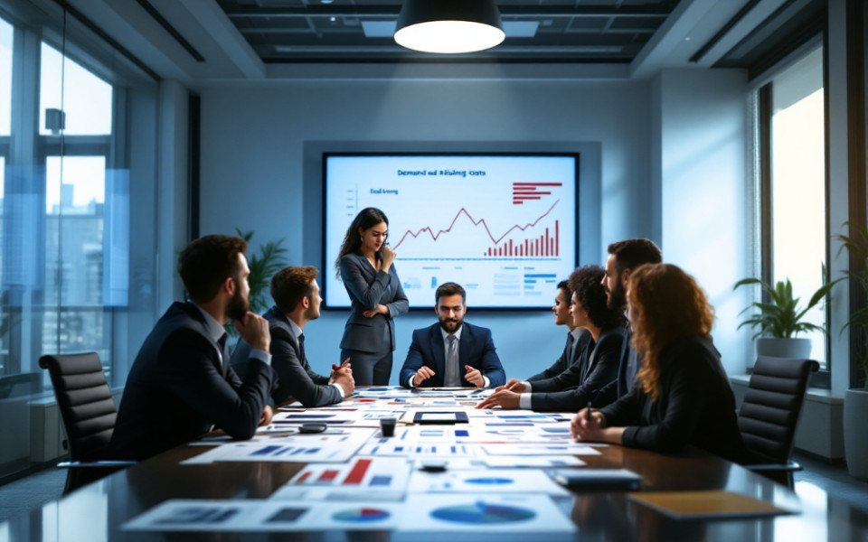 Лучшая стратегия для роста прибыли при падении спроса и росте затрат