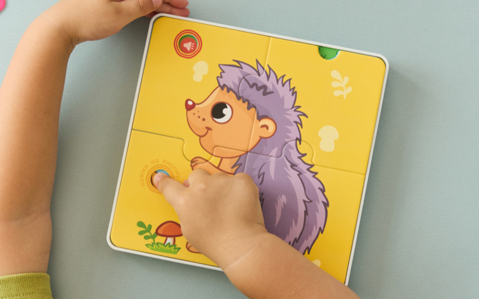 Пазлтач "Животные леса" от BertToys