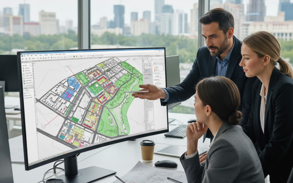 Как nanoCAD GeoniCS помогает автоматизировать благоустройство городов