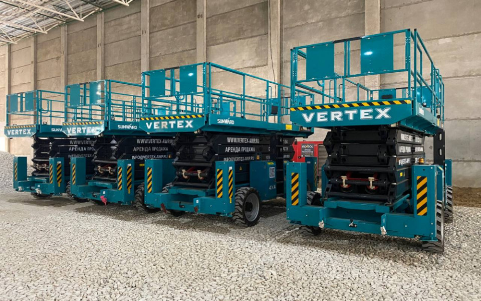 Ножничные дизельные подъемники SUNWARD от VERTEX