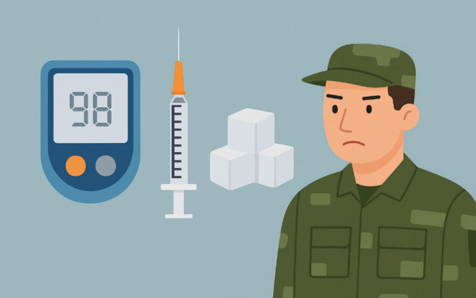 Берут ли в армию с сахарным диабетом
